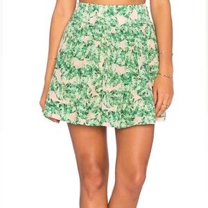 NWT Chloe Oliver SILK Country Club Babe Mini Skirt (Revolve)